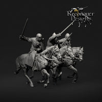 REM0117 12th century Military Order Knights Set C Medieval