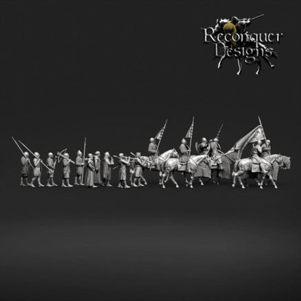 REM0130 King Alfonso of IX of Leon and his retinue Medieval