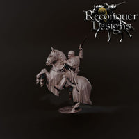 REM0153 Roger de Flor Mounted on Horse Medieval
