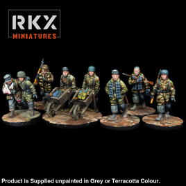 RKX5036 Fallschirmjager Soldiers Retreating Figure