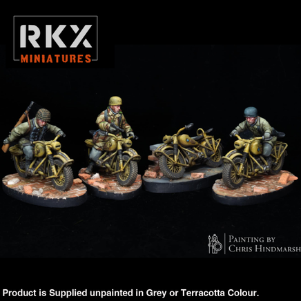 RKX5045 Fallschirmjager Motorbikes Figure