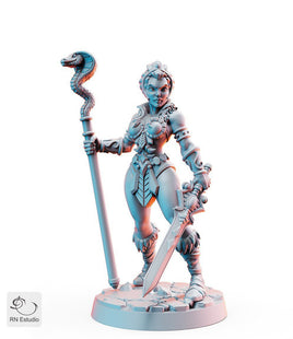 Sheela with Snakewand Miniature