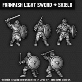 SM016 Frankish Light Sword & Shield Units Figure