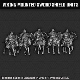 SM022 Viking Mounted Sword & Shield Units Figure