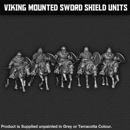 SM022 Viking Mounted Sword & Shield Units Figure