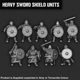 SM029 Viking Heavy Sword & Shield Units Figure