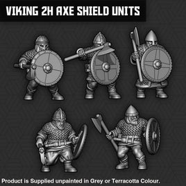 SM031 Viking Heavy Two-Handed Axe & Shield Units Figure