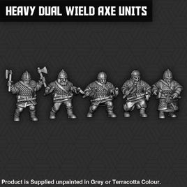 SM032 Viking Heavy Dual Wield Axe Units Figure