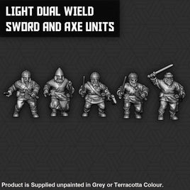 SM033 Viking Dual Wield Light Sword & Axe Units Figure