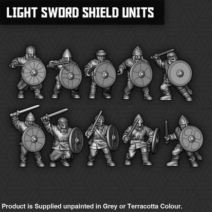 SM037 Viking Light Sword & Shield Units Figure