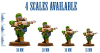 STLArmy Confederate Artillery 02 Figure