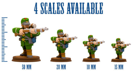 STLArmy Confederate Artillery 02 Figure