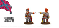 STLArmy Confederate Artillery 02 Figure