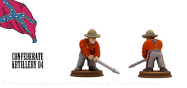 STLArmy Confederate Artillery 04 Figure