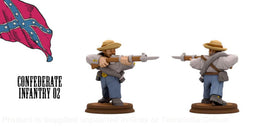 STLArmy Confederate Infantry 02 Figure