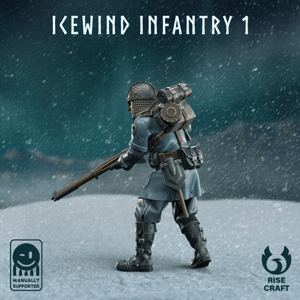 Trenches of Midgard - Icewind Infantry 1 - WWI Viking Warband 32mm scale Medieval