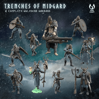 Trenches of Midgard - Icewind Infantry 2 - WWI Viking Warband 32mm scale Medieval