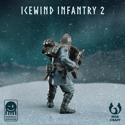 Trenches of Midgard - Icewind Infantry 2 - WWI Viking Warband 32mm scale Medieval