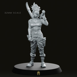 Ulyana Miniature Cyberpunk Miniature