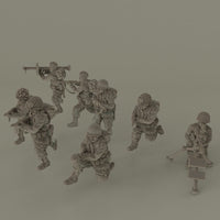 US Airbourne with Captured German Weapons 28mm 1:56 Wargaming Figure