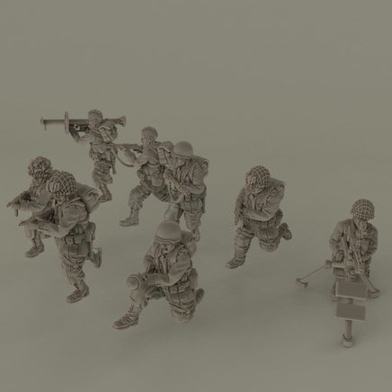 US Airbourne with Captured German Weapons 28mm 1:56 Wargaming Figure