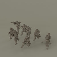 US Airbourne with Captured German Weapons 28mm 1:56 Wargaming Figure