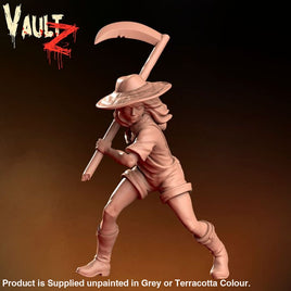 Vaultz Miniatures: Scythe Girl Fantasy Wargaming